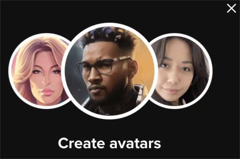 contoh tampilan avatar AI TikTok yang sedang berbicara di dalam video