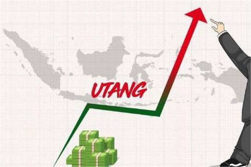 grafik utang negara indonesia yang terus meningkat