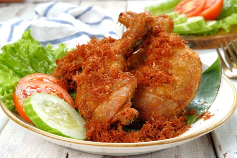Resep Ayam Goreng Serundeng