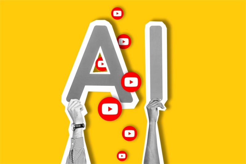 ilustrasi fitur AI YouTube Studio bantu buat judul dan tag otomatis