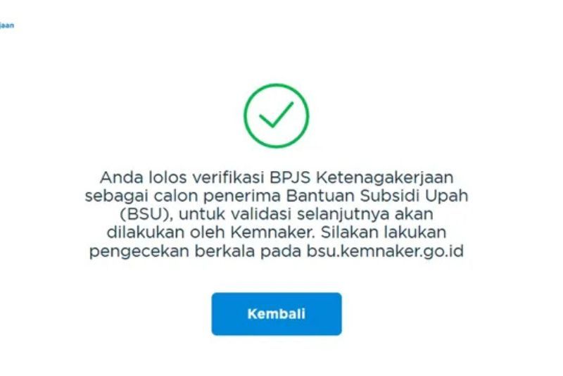 Lolos Verifikasi BSU 2025, Apa yang Harus Dilakukan agar Dana Cair?