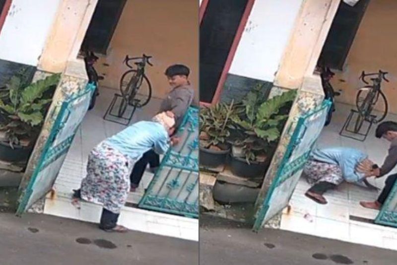 Viral Anak Pukul Tendang Ibu Hingga Tersungkur di Bekasi