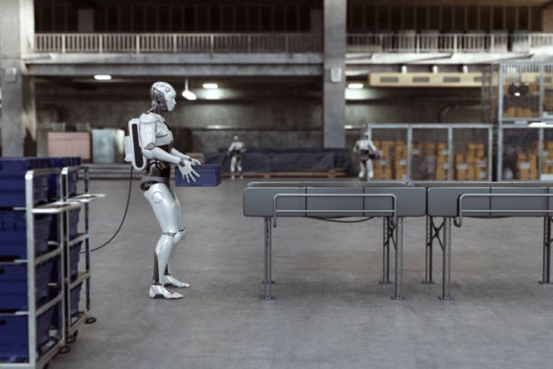 Robot Mirip Manusia Masuk Gudang Logistik: Era Baru Sortir Paket Super Cepat Dimulai!