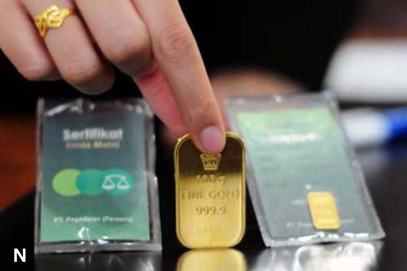 Tren Penurunan Harga Emas di Pegadaian Terus Berlanjut