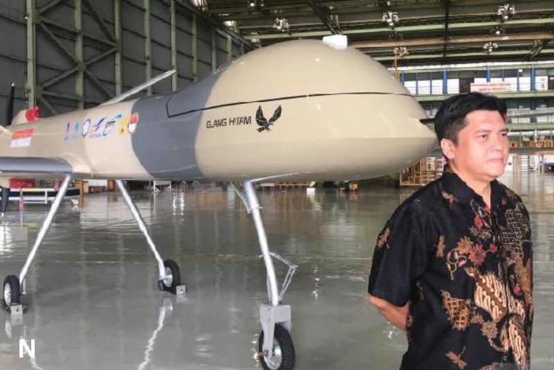 Drone Elang Hitam Karya PTDI Sukses Melakukan Uji Coba Penerbangan