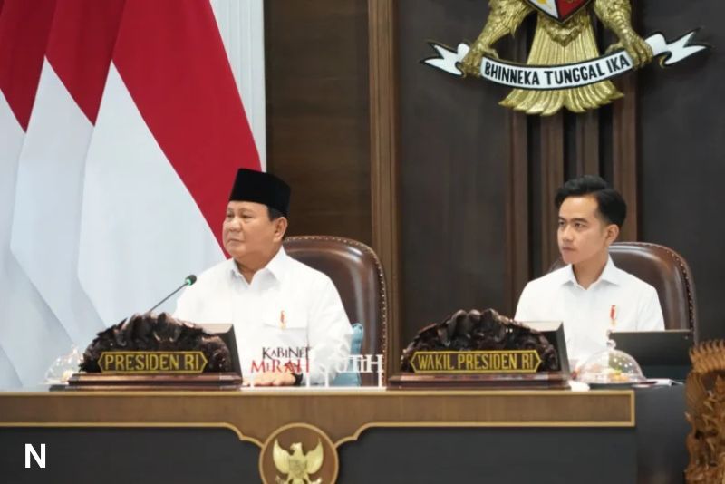 Gibran Hadiri Sidang Kabinet