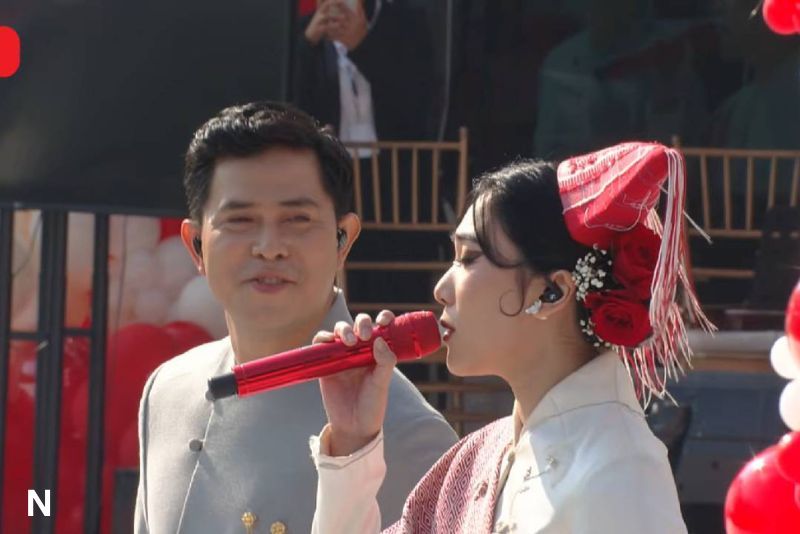 Harmoni Dalam Perayaan HUT RI: Cakra Khan dan Isyana Sarasvati Tampil Memukau