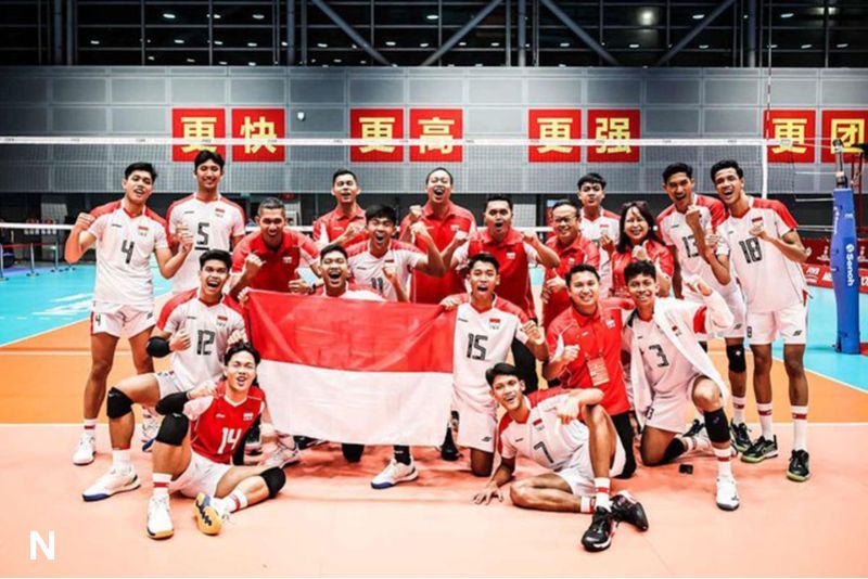 Indonesia Dipaksa Tunduk Ukraina Lewat Laga 5 Set di Kejuaraan Dunia U-21