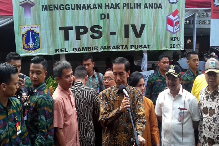 Paspampres Periksa Semua Pemilu di TPS IV Gambir Tempat Jokowi Nyoblos