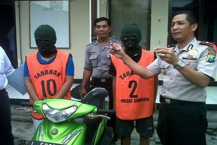 Si Unyil jadi Gembong Pencuri Motor di Surabaya