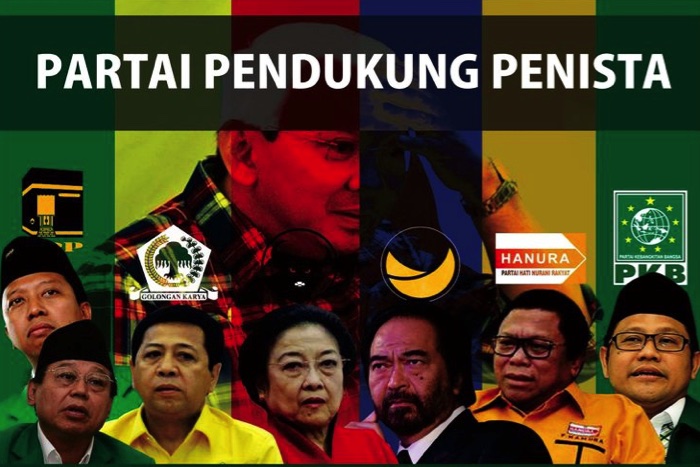 Partai Pendukung Penista Agama Islam Dibelakang Jokowi-Maruf Amin
