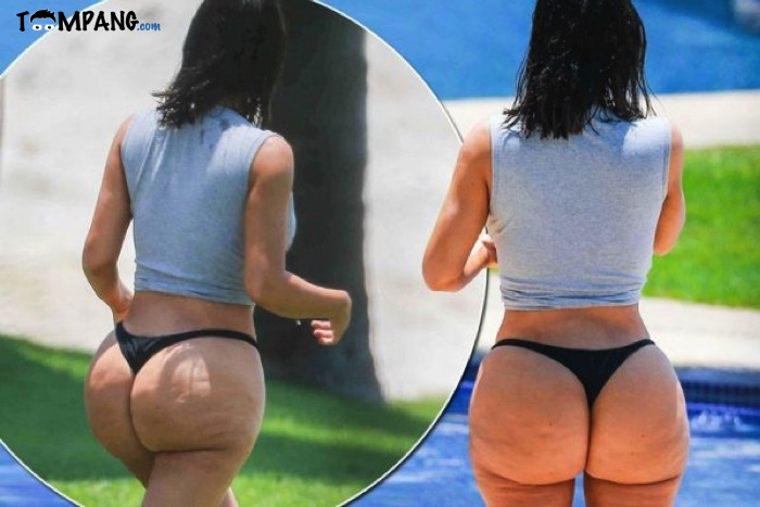 Kim Kadarshian dan Pantat Sexy nya Benarkah Hanya Trik Photoshop