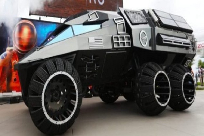 Konsep Mobil Batman untuk Kendaraan Penjelajah Mars