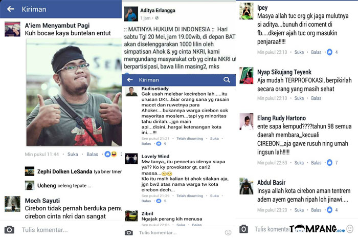 Aksi 1000 Lilin di Cirebon, Warga : Tolak, Bubarkan...