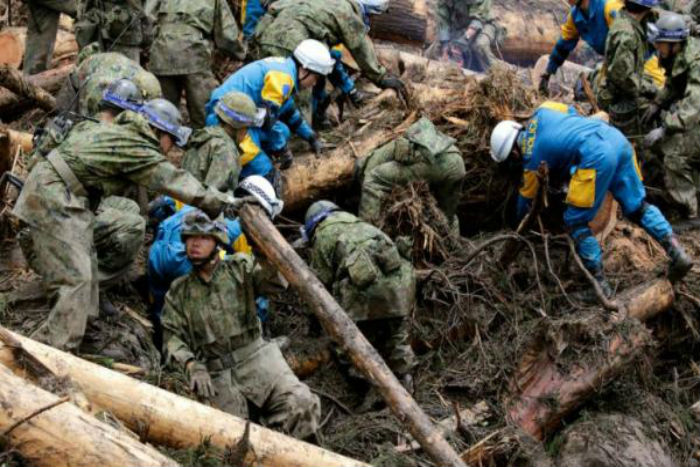 21 Korban tewas di Bencana Banjir dan Tanah Longsor di Jepang