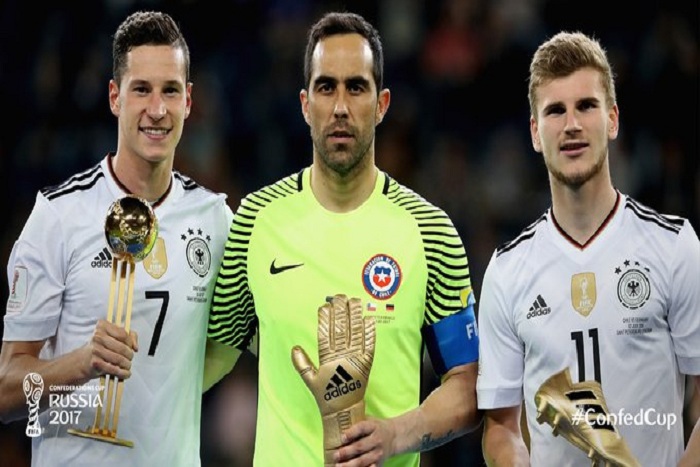 Draxler, Werner dan Bravo Menjadi Peraih Penghargaan Pada Piala Konfederasi 2017