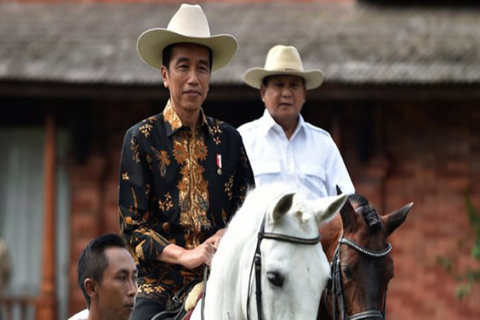 Hasili Survei Litbang Kompas: Eletakbilitas Jokowi 55.9 Persen dan Prabowo 14.1 Persen