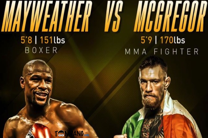 McGregor (UFC) VS Mayweather (Tinju) : 26 Agustus 2017
