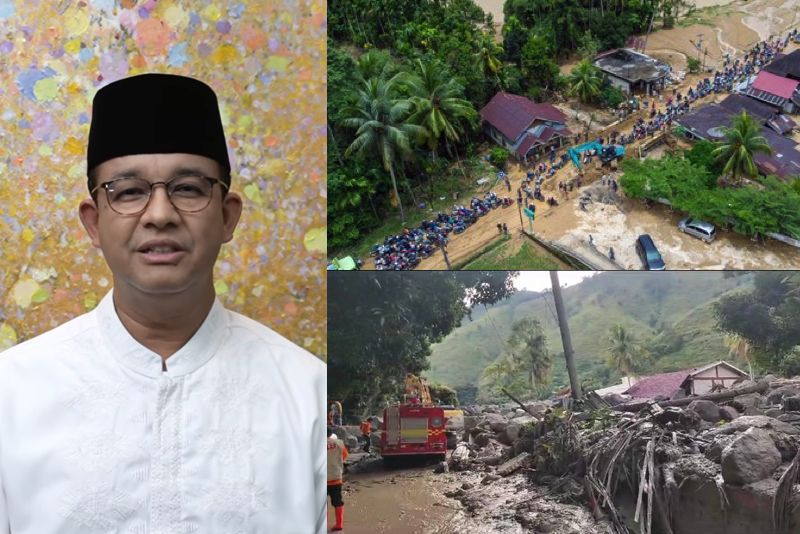 Anies Baswedan Mengucapkan Duka untuk Sumatera Barat, Mari Tunjukkan Solidaritas Kita Sebagai Bangsa