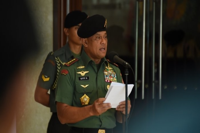 Panglima TNI Bacakan Puisi "Tapi Bukan Kami Punya"