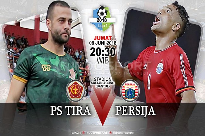 Persija Jakarta Pesta Gol di Kandang Lawan PS Tira