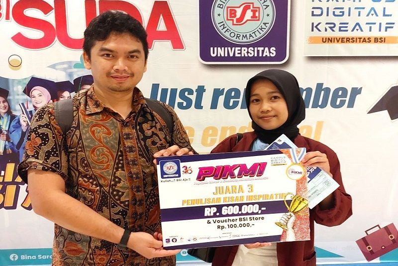 Mahasiswi Ma'soem University Raih Juara III dalam Lomba Menulis Tingkat Nasional