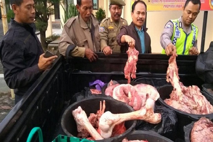 Dinas Peternakan dan Perikanan Temukan 1 Kwintal Daging Sapi Gelonggongan di Grobogan