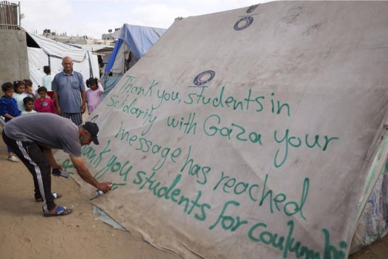 Anak-anak Gaza Ucapkan Terima Kasih kepada Mahasiswa AS