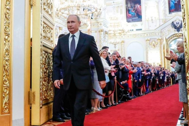 Upacara Pelantikan Presiden Rusia Vladimir Putin Masa Jabatan Kelima