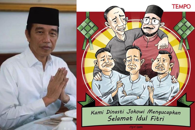 Ucapan Minta Maaf Jokowi Ditolak Warga X di Hari Lebaran