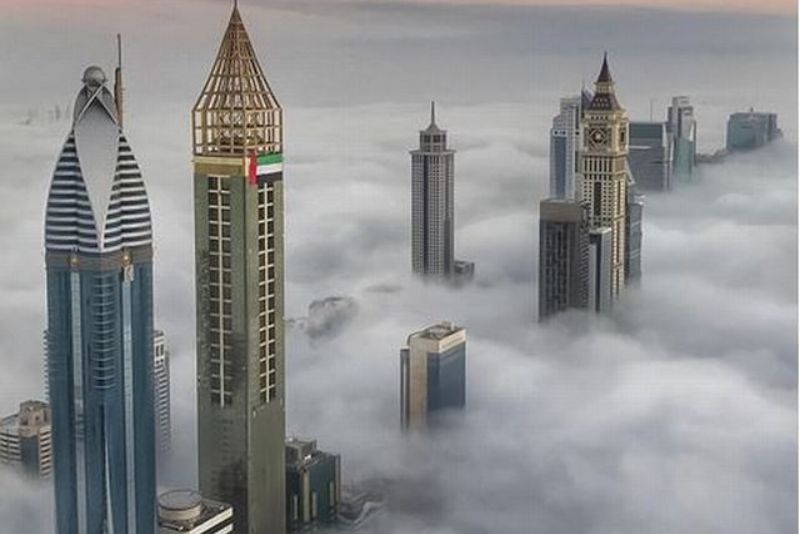 Misteri Langit Hijau Dubai Setelah Banjir Dahsyat