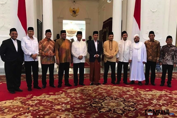 Pertemuan GNPF MUI dengan Presiden Joko Widodo di Istana Merdeka
