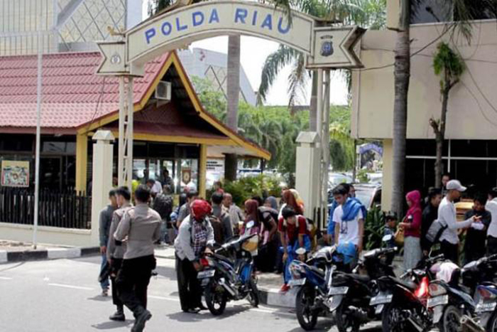 Polda Riau Pastikan Tidak Ada Teror di Mapolsek Tampan