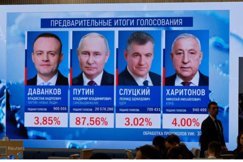 Putin Menang Lagi, Pemilu Rusia