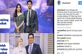 Ridwan Kamil Ternyata Ngefans Song Joong Ki