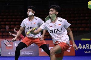 Hasil Thailand Open: Bungkam Ganda Malaysia, Bagas/Fikri ke 16 Besar