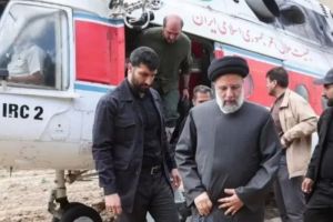 Helikopter Membawa Presiden Iran Ebrahim Raisi