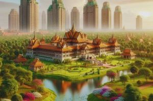 Ilustrasi Kemegahan Kerajaan Sriwijaya