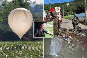 Korea Utara Kirim Ratusan Balon Berisi Sampah hingga Kotoran Hewan ke Korea Selatan