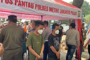 Polisi Tangkap Pelaku Tindak Pungli di Depan Masjid Istiqlal, Salah Satu Pelaku Positif Sabu