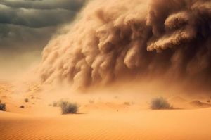 Badai Pasir: Kekacauan Angin dan Debu di Gurun
