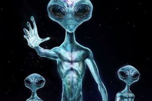 ilustrasi alien