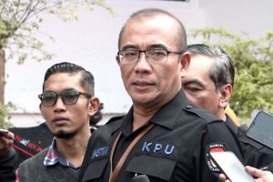 Ketua KPU Hasyim Asy'ari Jadi Khatib di Lokasi Presiden Jokowi Shalat Idul Adha di Semarang