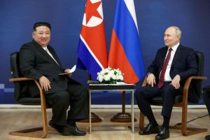 Kim Jong-un dan Vladimir Putin Bahas Ancaman Amerika Serikat dan Sekutunya