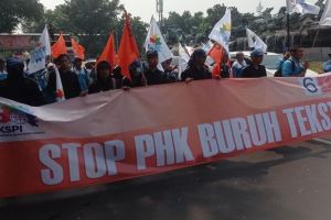 Demo Buruh di Kantor Kemendag Bubar, Ancam Demo Lagi Pekan Depan