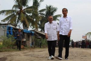 Jokowi Resmikan Perbaikan & Pembangunan Jalan Lampung Rp806 Miliar
