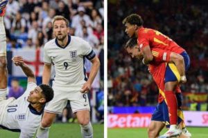 Hasil 16 besar, Inggris dan Spanyol susul Jerman dan Swiss ke perempat final Euro 2024.