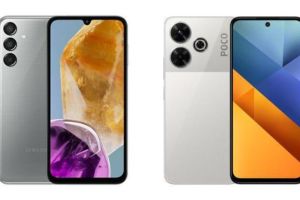 Samsung Galaxy M15 5G dan Xiaomi POCO M6