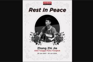 PBSI umumkan kabar duka Zhang Zi Jie meninggal dunia. Sosok Pebulutangkis Zhang Zi Jie meninggal dunia tepatnya di tengah ajang Kejuaraan Asia Junior 2024 yang berlangsung di Gor Amongrogo,Yogyakarta