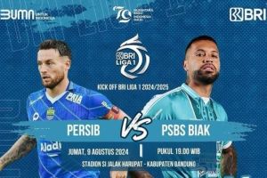Link Live Streaming Persib Bandung vs PSBS Biak di Liga 1 2024-2025